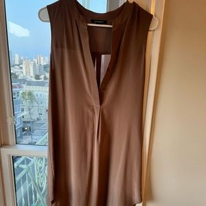 Acrobat Brown Silk Dress